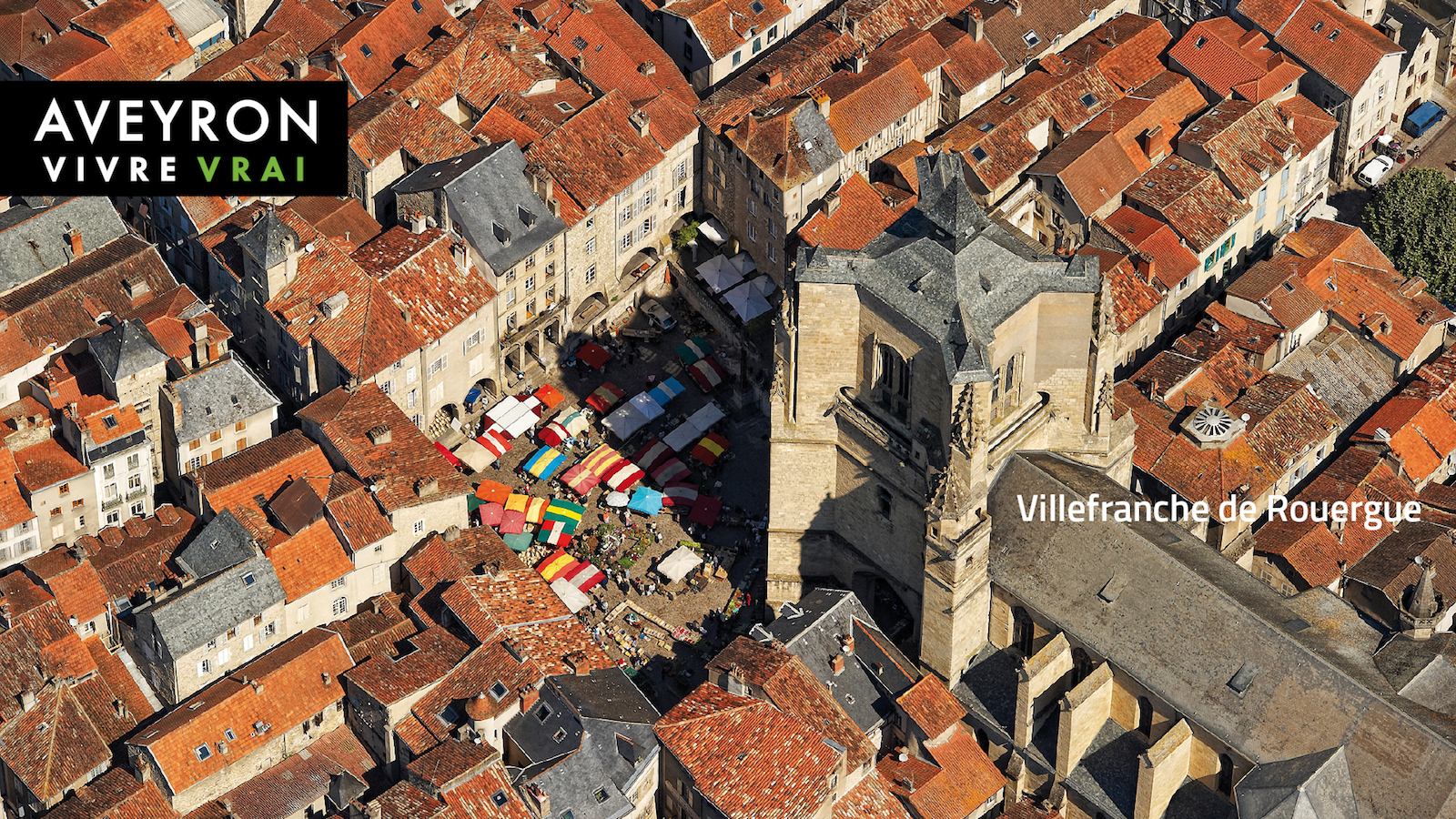 Villefranche vue du ciel-Camping Le Muret