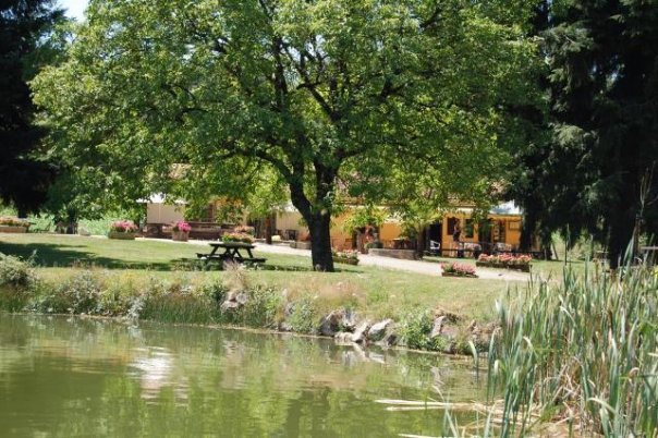 restaurant vu du lac-Camping Le Muret